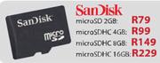 SanDisk microSDHC 8GB
