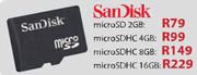 SanDisk microSD 2GB