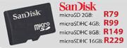 SanDisk microSDHC 16GB