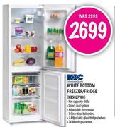 KIC White Bottom Freezer/Fridge-263Ltr(KB5027WH)