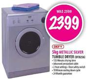 Defy Metallic Silver Tumble Dryer-5kg(DTD256)