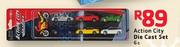 Action City Die Cast Set-6's