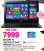 Sony Intel Core i3 Touch Notebook SVF15216SGW