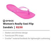 Crocs Women's Really Sexi Flip Sandals-Each