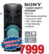 Sony 1 Body Party Speaker MHC-V71D
