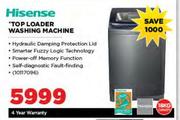 Hisense 18Kg Top Loader Washing Machine
