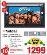 Sansui 6.2" Deckless Double Din Car Radio(SD-650)