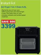 Instant Pot Air Fryer 7 In 1 Oven 9.5L