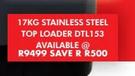 Defy 17Kg Stainless Steel To Loader DTL 153