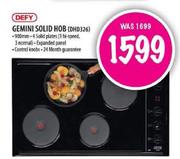Defy Gemini Solid Hob 900mm