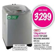 Defy 13Kg Mettalic Silver Top Load Washing Machine