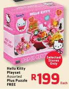 Hello Kitty Playset Assorted Plus Puzzle 