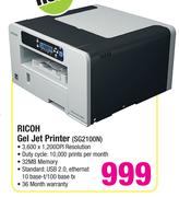 Ricoh Gel Jet Printer SG2100N