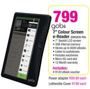 Gobii 7" Colour Screen e-Reader EBK2835-PIA