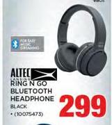 Altec Ring N Go Bluetooth Headphone Black