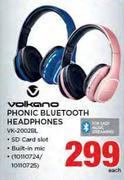 Volkano Phonic Bluetooth Headphones(VK-2002BL)-Each