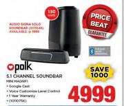 Polk 5.1 Channel Soundbar MINI MAGNIFI