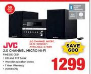 JVC 2.0 Channel Micro HiFi FINESSE CDB