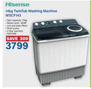 Hisense 14Kg Twin Tub Washing Machine WSCF143