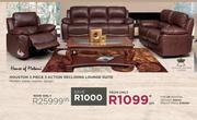 House Of Motani Houston 3 Piece 3 Action Reclining Lounge Suite