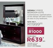 Sienna 5 Piece Bedroom Suite