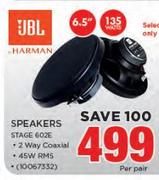 JBL 6.5" Speakers STAGE 602E