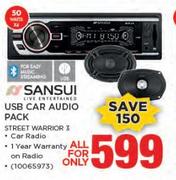 Sansui USB Car Audio Pack Street Warrior 3