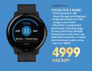 Garmin Vivo Active 3 Music