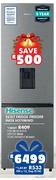 Hisense 263L Fridge Freezer Inox H370BIWD