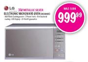 LG Metallic Silver Electronic Microwave Oven(MS30405)-30L
