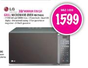 LG Mirror Finish Grill Microwave Oven(MH7948AS)-38L