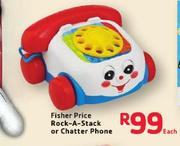 Fisher Price Rock-A-Stack Or Chatter Phone