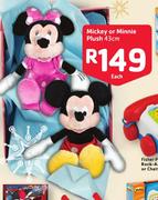 Mickey Or Minnie Plush 43cm-Each