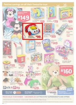Pick N Pay : Big Savings On All Your Festive Favourites From Toys To Treats (19 Nov - 1 Dec 2013), page 12
