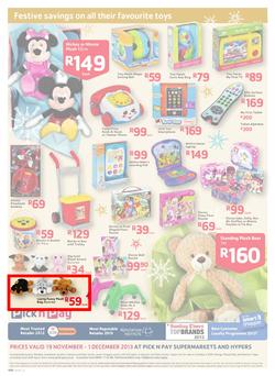 Pick N Pay : Big Savings On All Your Festive Favourites From Toys To Treats (19 Nov - 1 Dec 2013), page 12