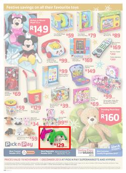 Pick N Pay : Big Savings On All Your Festive Favourites From Toys To Treats (19 Nov - 1 Dec 2013), page 12