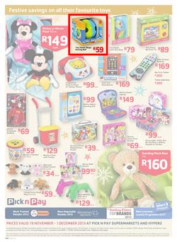Pick N Pay : Big Savings On All Your Festive Favourites From Toys To Treats (19 Nov - 1 Dec 2013), page 12