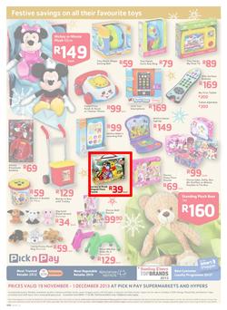 Pick N Pay : Big Savings On All Your Festive Favourites From Toys To Treats (19 Nov - 1 Dec 2013), page 12