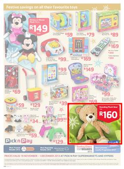 Pick N Pay : Big Savings On All Your Festive Favourites From Toys To Treats (19 Nov - 1 Dec 2013), page 12