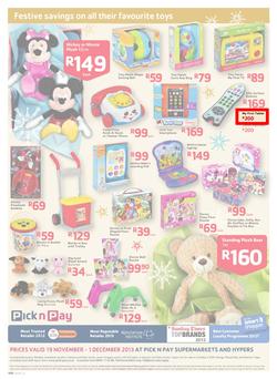Pick N Pay : Big Savings On All Your Festive Favourites From Toys To Treats (19 Nov - 1 Dec 2013), page 12