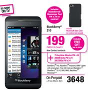 Blackberry Z10 Including Muvit Soft Back Case