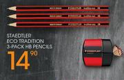 Staedtler Eco Tradition 3-Pack HB Pencils