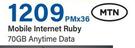 Dell G15 Intel Core i7 RTX 3050 Laptop-On MTN Mobile Internet Ruby 70GB Anytime Data