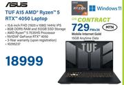 Asus Tuf A15 AMD Ryzen 5 RTX 4050 Laptop