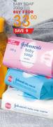 Johnsons Baby Soap-3X200g