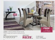 Lucci 7 Piece Dining Room Suite+Free Server