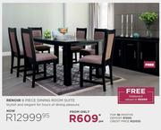 Renoir 8 Piece Dining Room Suite+Free Sideboard