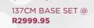 Edblo 137cm Milan Queen Base Set