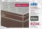 Edblo 152cm Milan Queen Base Set