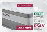 Restonic 152cm Jasmine Queen Base Set